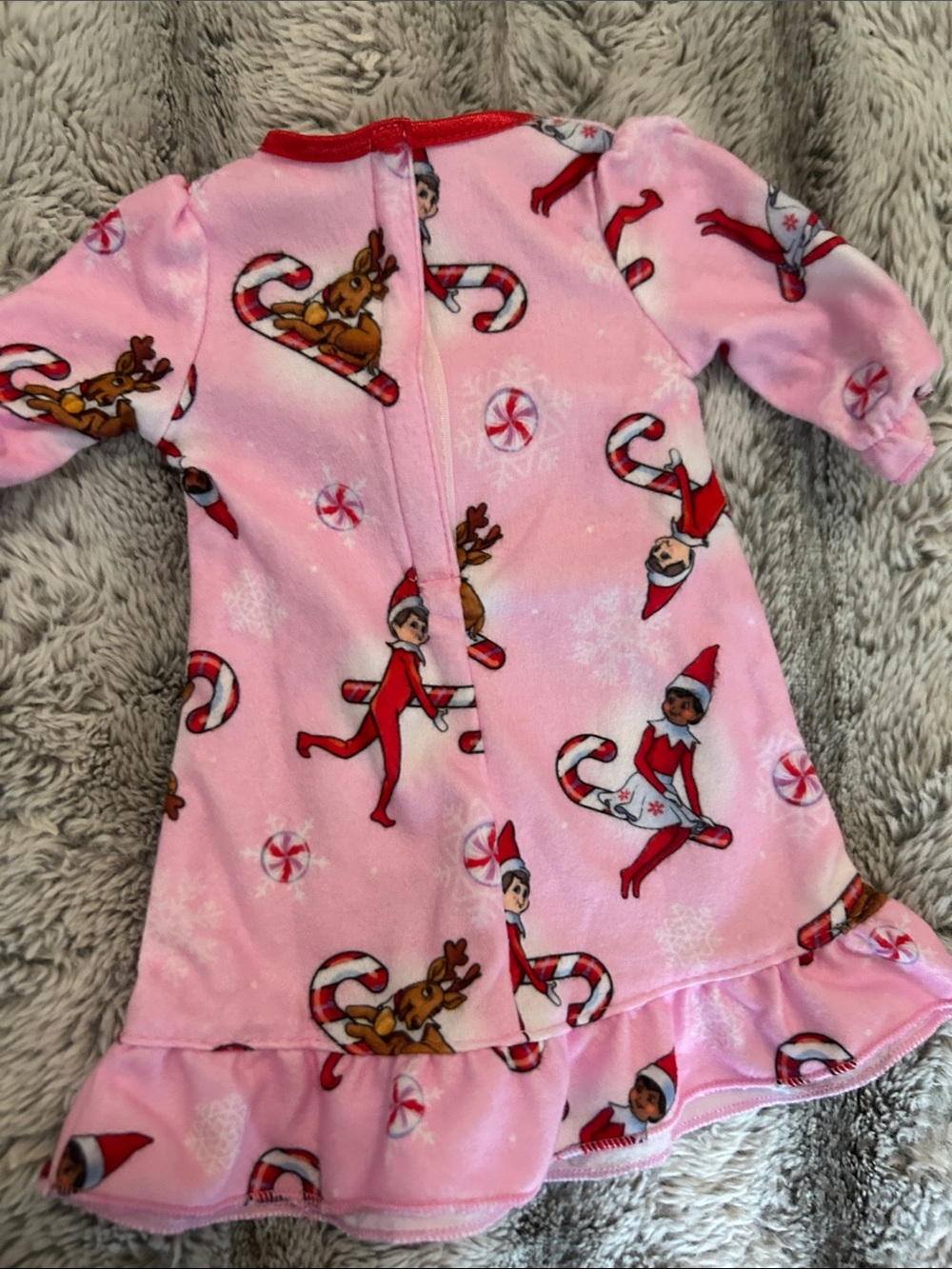Girls Holiday Pajamas + Matching Doll PJs Bundle - Sizes 8 & 10 - Picture 8 of 16